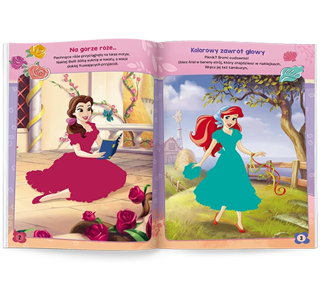 Księżniczka Brokatowe ubieranki SDLB-9107