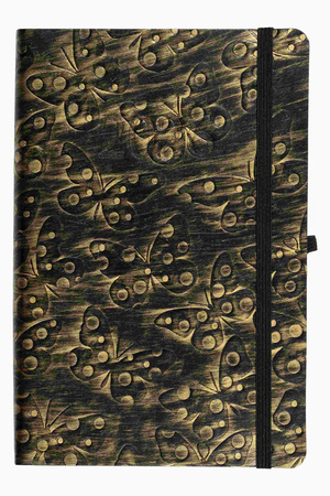 Kalendarz 2026 Jazz A5 dzienny motyl-złoty