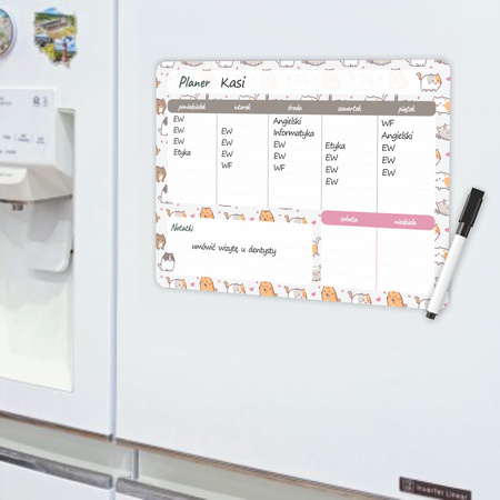 Zestaw szkolny z nadrukiem kittens