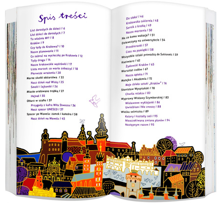 Kraków dla młodych podróżników przewodnik do bazgrania 2024