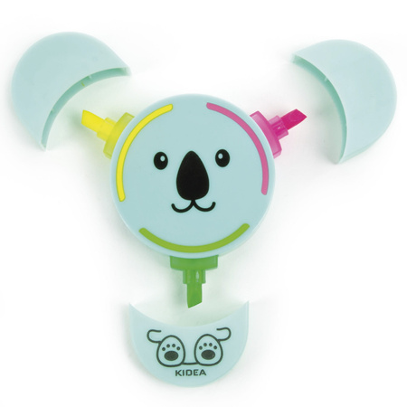 Zakreślacz 3w1 z figurką Kidea mix 1 sztuka