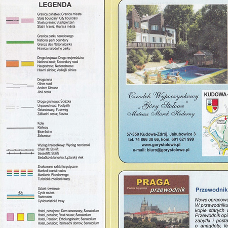 Kudowa-Zdrój Duszniki-Zdrój Polanica-Zdrój 1:12 000