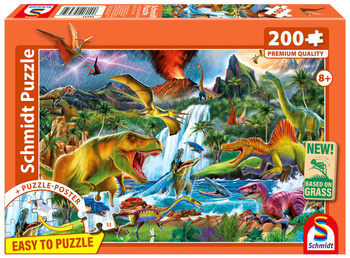 Puzzle 200 PQ Dinozaury 113344