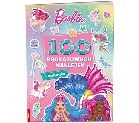 Mattel Barbie Dreamtopia 100 brokatowych naklejek NB-1402