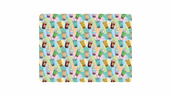 Podkładka do prac plastycznych A4 pp z nadrukiem bubble tea