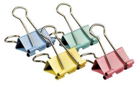 Klipy 19 mm Tetis 40 sztuk kolorowe