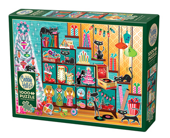 Puzzle 1000 Święta oczami kota 113018