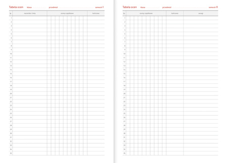 Kalendarz nauczyciela 2025/2026 B5T PCV bezbarwny KOTY