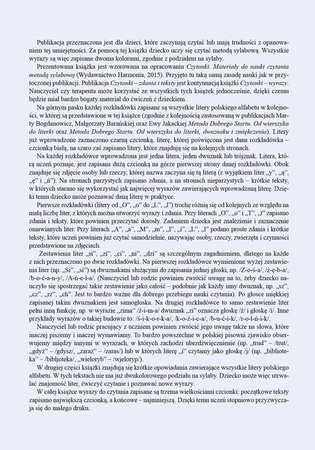 Czytanki zdania i teksty Materiały do nauki czytania metodą sylabową