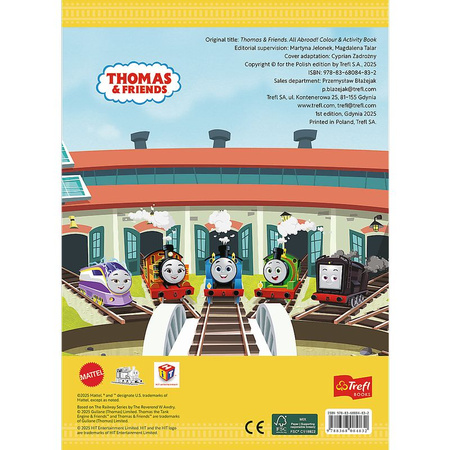 Tomek i Przyjaciele. Kolorowanka. Malbuch. Colouring book. Thomas&Friends