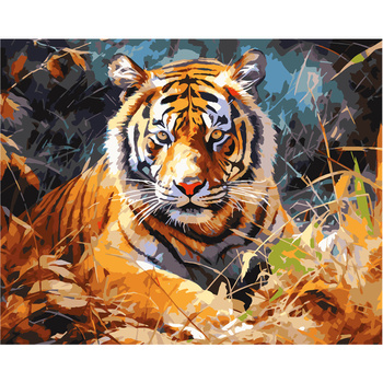 Malowanie po numerach Tygrys 40x50 cm