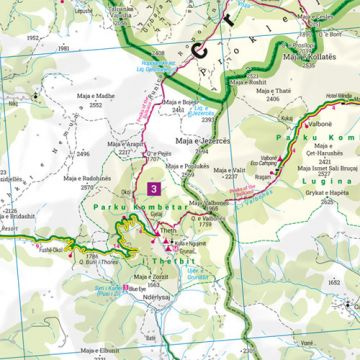 Mapa Albania 1:150 000