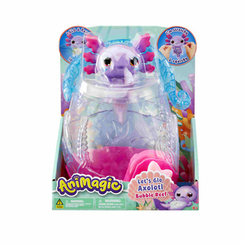 Animagic Let's Glo Axolotl Bubble Reef