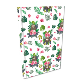 Notes A5 kratka Soft Touch Leniwce Girls