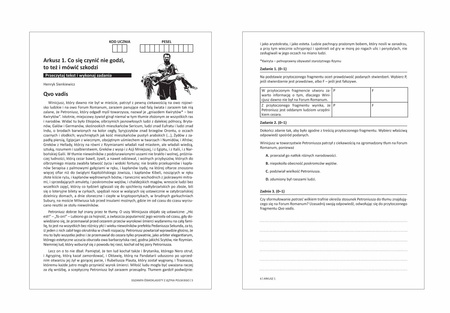 Egzamin ósmoklasisty z Języka polskiego