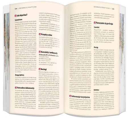 Izrael zestaw przewodnikowy 2w1 light 2023