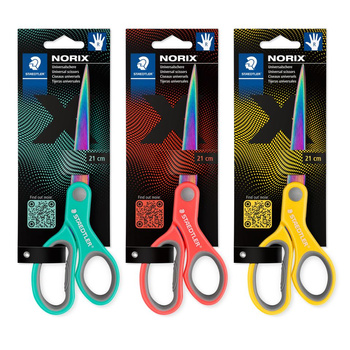 Nożyczki Norix 21cm blister Staedtler 1szt.mix