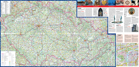 Czechy map&guide XL PL laminat 2024