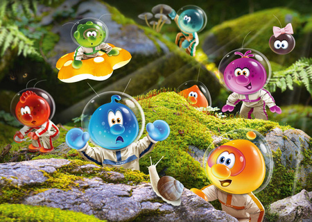 Puzzle 1000 PQ Lądowanie w lesie Spacebubble 111102