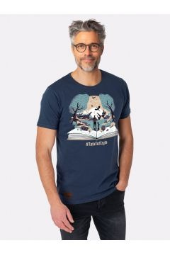 Koszulka męska Baśniowa Kraina #TataTeżCzyta granatowa XXL