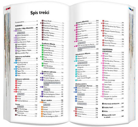 Albania Kosowo Macedonia Północnazestaw przewodnikowy 3w1 2024