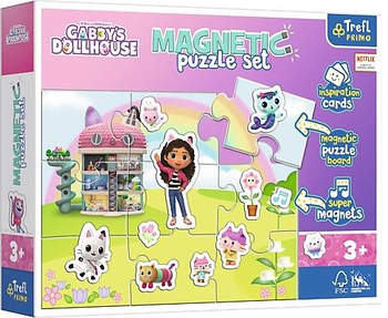 Puzzle magnetyczne Poznaj świat Gabi 93383