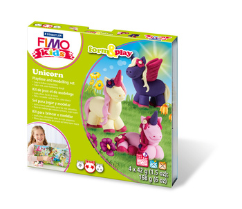 Zestaw Fimo Kids Form&Play Jednorożce 4x42 g. Staedtler