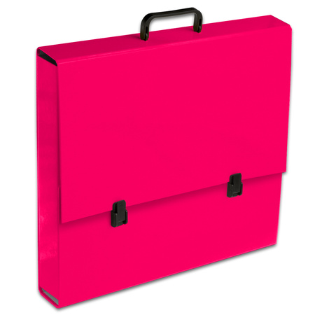 Teczka z rączką A3 5 cm Penmate róż malinowy