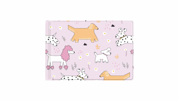 Okładka na dokumenty ucznia małe z nadrukiem puppies