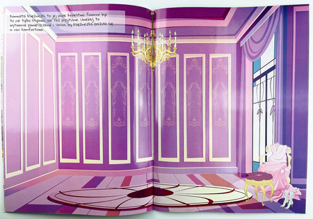 Pałac księżniczek. Książeczka z wypukłymi naklejkami