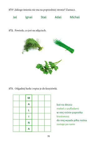 Demencja? To nie dla mnie! Poziom średni Ćwiczenia percepcji i pamięci dla osób w podeszłym wieku