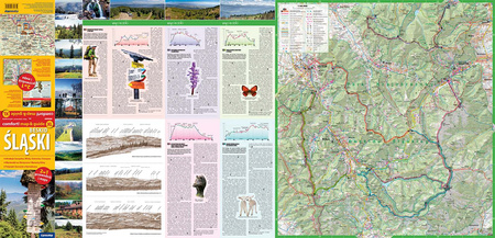 Beskid Śląski map&guide XL PL laminat 2024