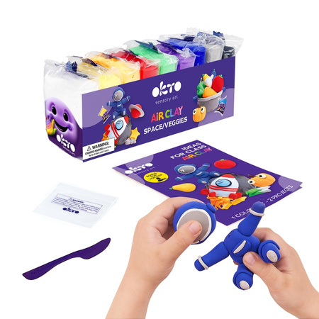 Masa plastyczna z akcesoriami Wszechświat