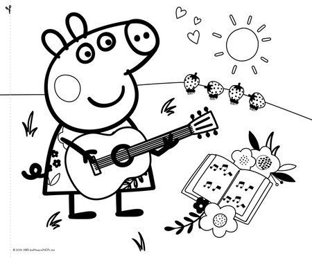 Kolorowe zabawy z przyjaciółmi. Świnka Peppa. Czas na kolor