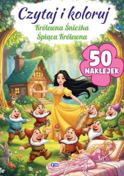 Królewna Śnieżka / Śpiąca Królewna. Czytaj i koloruj