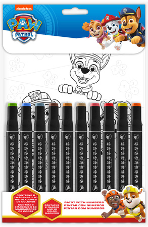Malowanie po numerkach Paw Patrol PW19900