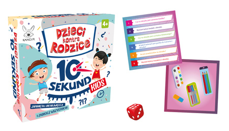 Gra Dzieci kontra Rodzice 10 Sekund KIDS