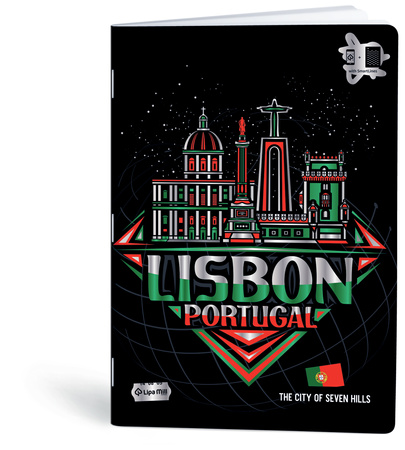 Paczka Zeszyt A4 40k kratka Mar Mar Cities aplikacja pakiet 10szt.