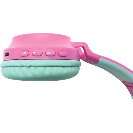 Słuchawki 2w1 Barbie ze świecącymi kocimi uszkami Lexibook HPBTKTBB