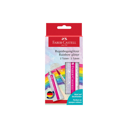 Brokat w żelu Rainbow Faber-Castell 12 ml 2 szt.