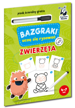 Zwierzęta. Bazgraki uczą się rysować. Kapitan Nauka. Bazgraki