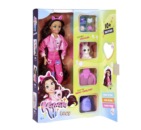 Lalka Kawaii Hi Lucy i króliczek Momo