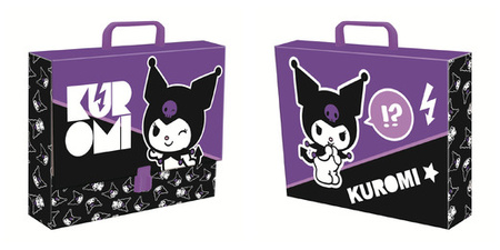 Teczka A4 z rączką XL Kuromi Black