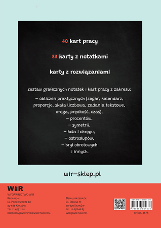 Matematyka Graficzne karty pracy dla szkoły podstawowej zestaw 3
