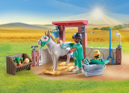 Playmobil Weterynarz z osiołkami 71471