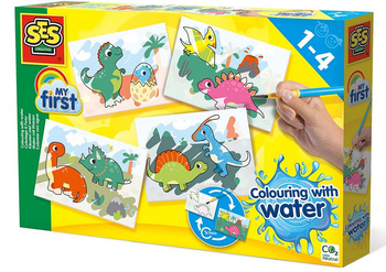 Malowanie wodą Dinusie My first