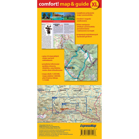 Beskid Niski map&guide XL PL laminat 2021