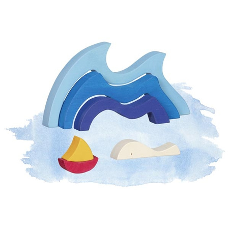 Puzzle Mój mały statek na morzu Goki