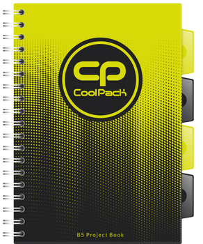 Kołobrulion B5 Coolpack 100 kartek Gradient LEMON