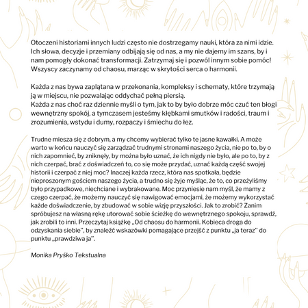 Od chaosu do harmonii. Odkryj swoją kobiecą moc